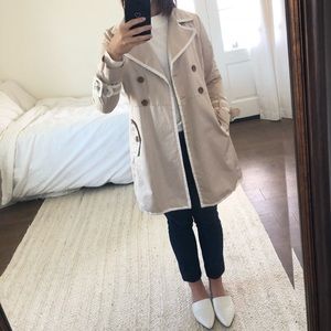 Banana Republic Petite camel trench coat